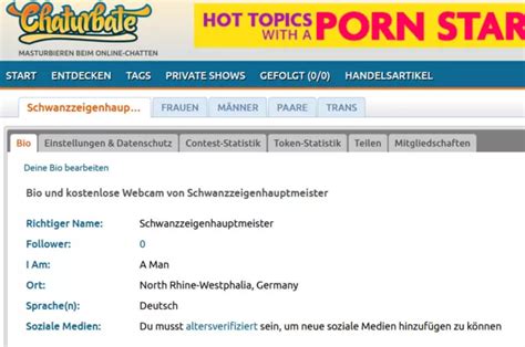 Bannung bei Chaturbate (Polizei)